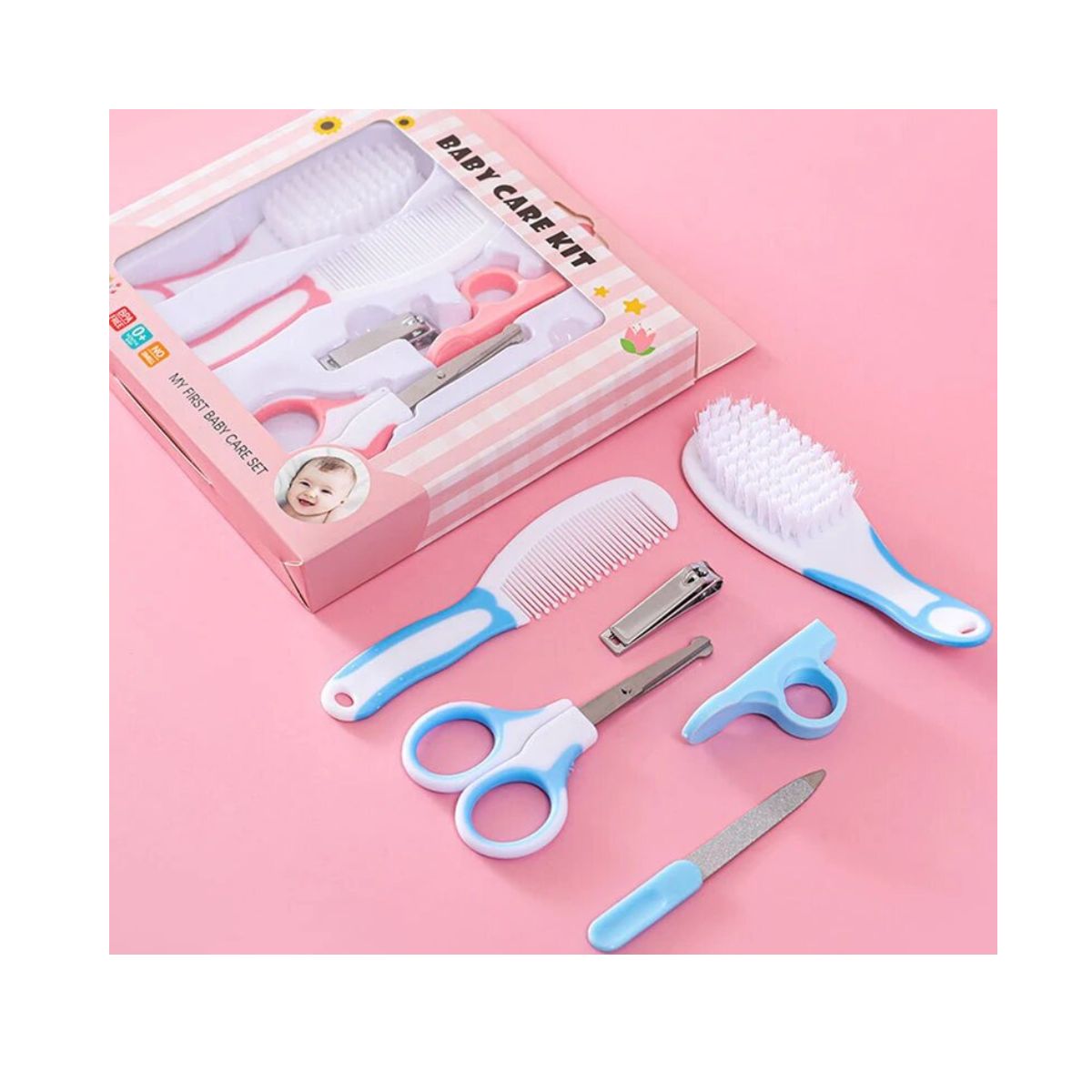 Kit de Cuidado para Bebés - 6 piezas Limpiador de Uñas Portátil 6 en 1 para bebé™
