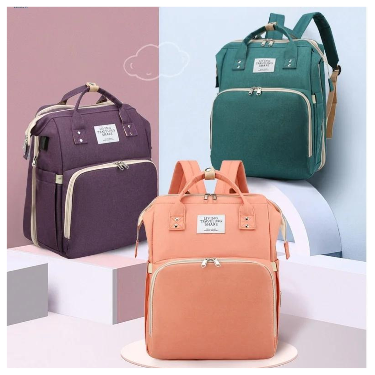 Bolso de paseo para bebe 3 en 1™